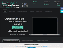 Tablet Screenshot of cursojoaquintorres.com